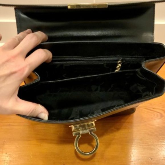 Salvatore Ferragamo Shoulder Hand Bag Vintage - Picture 4 of 11